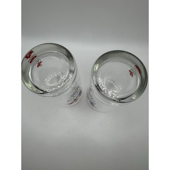 2 Vintage 1998 Nagano Japan Winter Olympics Canada 12 oz Tumbler Glasses - Picture 5 of 8